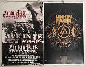 Linkin Park Live In Texas + Road To Revolution Two 11x17" Promo Posters Vg Cond