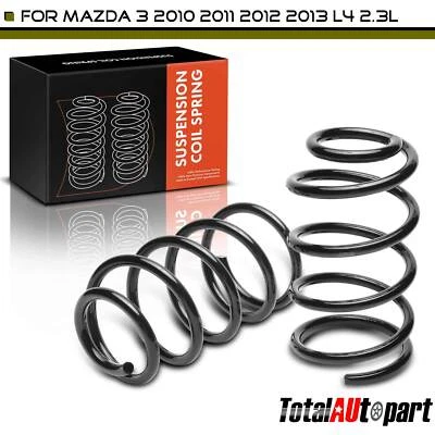 2 piezas muelle helicoidal para Mazda 3 2010-2013 L4 2,3 L turboalimentado delantero izquierdo y derecho Foto 1 de 4