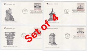 TurtlesTradingPost- American Architecture -1979 FDC #1779-82 Readers Digest Set - Picture 1 of 3