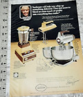 1976 Sunbeam Vintage Print Ad Blender Mixer Mixmaster Kitchen Shirley Jones