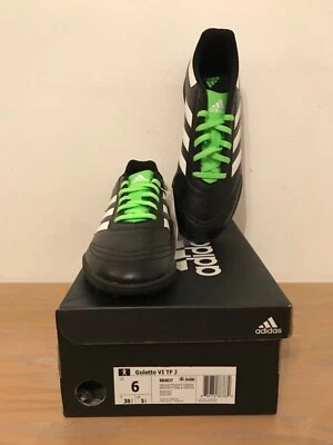 Adidas Zapatos Niño Hombre Goletto VI TF J BB4837 Negro Blanco Verde Lima Botines Talla 6 Foto 1 de 4