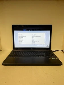 HP ProBook 4520s 15" Laptop, i3-M370, 4GB RAM, 320GB HDD - Picture 1 of 7