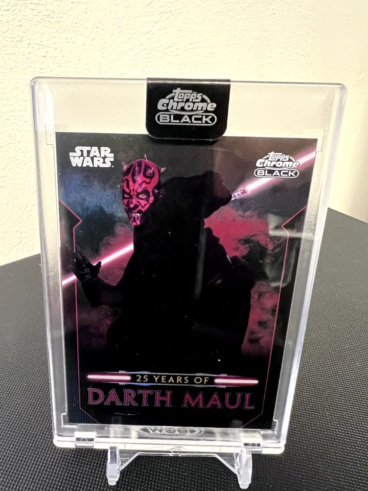 2024 Topps Chrome Black Star Wars 25 Years of Darth Maul - Complete Your Set! - Image 1 of 1