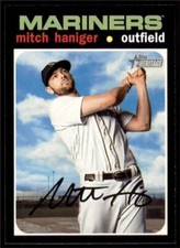 2020 Topps Heritage Base #51 Mitch Haniger - Seattle Mariners