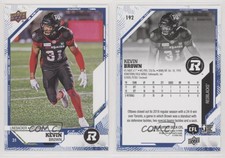 2019 Upper Deck CFL Blue Kevin Brown #192