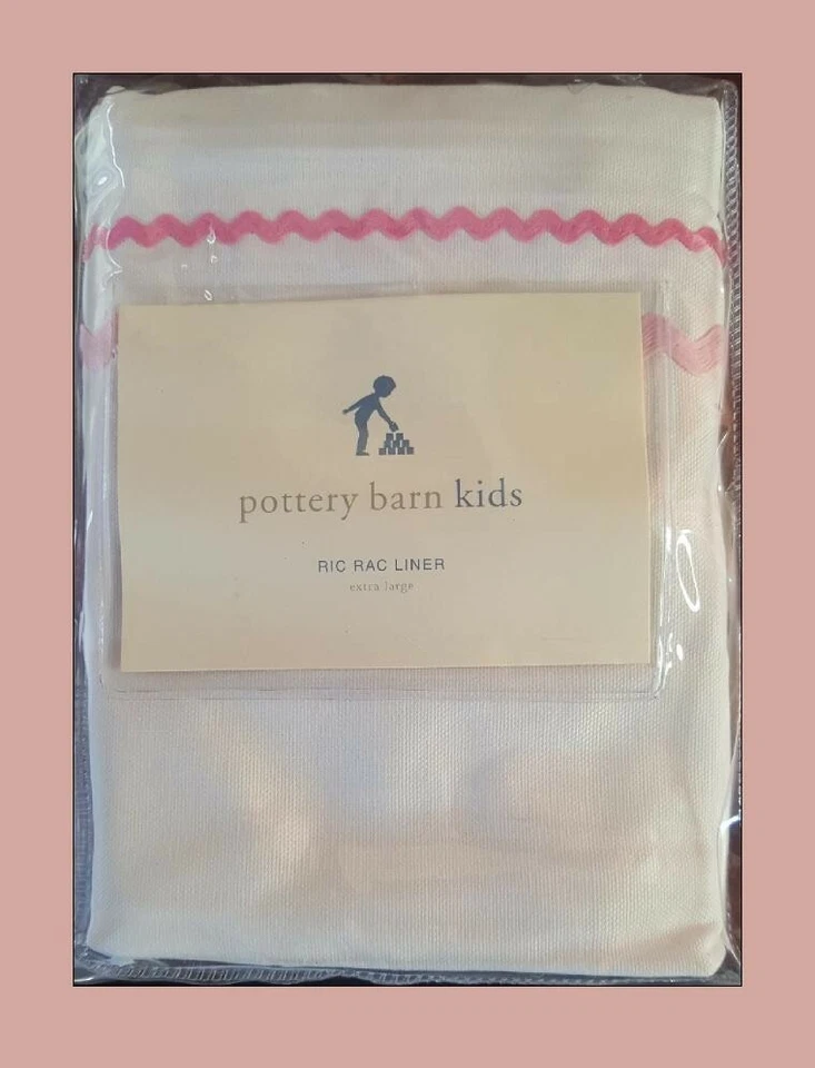 Forro de cesta Pottery Barn Ric Rac XL Foto 1 de 1