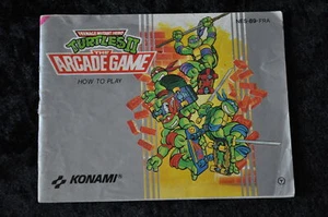 Teenage Mutant Hero Turtles II The Acade Game Nintendo Nes Manual - Picture 1 of 1