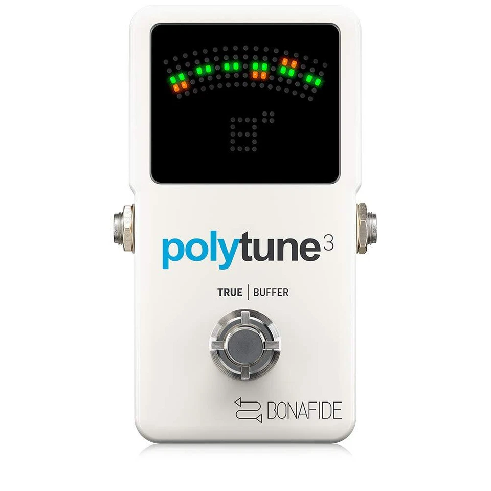 TC Electronic Polytune 3 Polyphonic Guitar Tuner With Bonafide Buffer