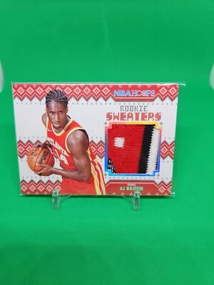 AJ Griffin 2022-23 Panini NBA Hoops Winter SP Rookie Sweater RC Hawks Tri-color - Image 1 of 2