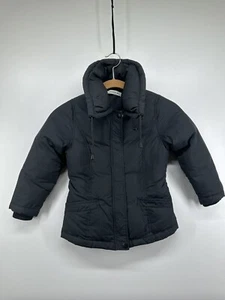 LACOSTE Kids Black Puffer Jacket Coat With Belt & Neck Puff Size Kids US 4 - Picture 1 of 7