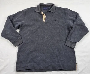 Gant Sweater Men's Medium Collared Blue Classic Preppy Casual Designer Old Money - Picture 1 of 10