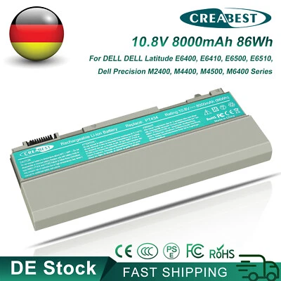8000mAh PT434 PT435 PT436 PT437 KY477 Akku Für Dell Latitude E6400 E6410 E6500 - Bild 1 von 4