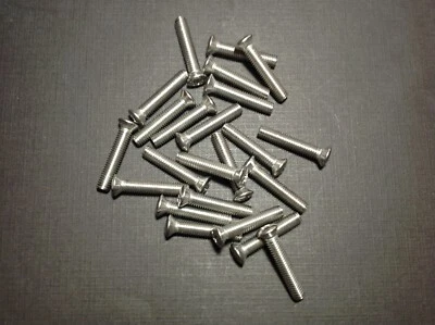 25 piezas para Plymouth Dodge 10-32 x 1" con #8 phillips cabeza ovalada tornillos de acero inoxidable Foto 1 de 4