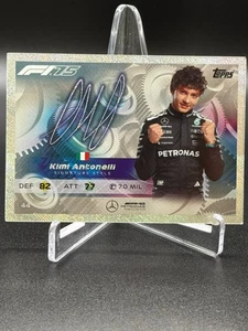 2025 Topps F1 Turbo Attax Kimi Antonelli Signature Style #44 - Picture 1 of 2
