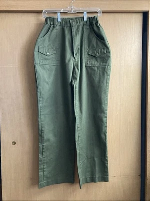 Pantalones Boy Scouts of America Para Hombre 30x29 Verde Oliva Uniforme Oficial BSA De Colección Foto 1 de 4