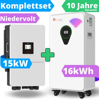 Deye SUN-15K-SG05LP3-EU-SM2 + Batteriespeicher Felicity Speicher 16 kWh Set PV - Bild 1 von 4