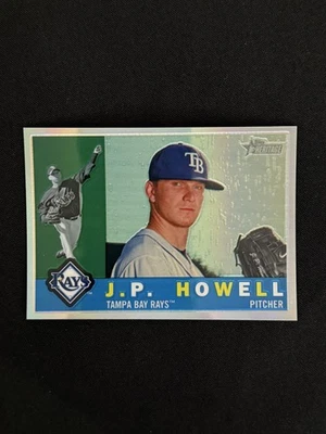 2009 Topps Heritage Refractor CHR117 J.P. Howell Tampa Bay Rays 382/ 560 - Image 1 of 2