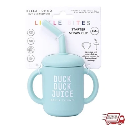 Copo de palha de silicone para iniciantes treinamento fácil aderência máquina de lavar louça seguro alimentação infantil novo - Imagem 1 de 4