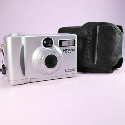 Polaroid Digital Camera PDC 3035 3.2MP Silver Tested - Image 1 of 4