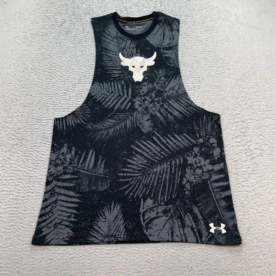 Camiseta sin mangas Under Armour UA Project Rock Aloha camuflada para hombre talla mediana 1351590 Foto 1 de 4