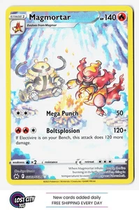 Magmortar GG03/GG70 - Crown Zenith: Galarian Gallery Ultra Rare Holo NM - Picture 1 of 2
