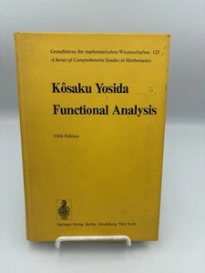 Functional Analysis, By Kosaku Yosida (1978) 5th Ed. Hardcover - Imagen 1 de 15