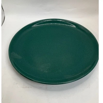 Plato de cena redondo bandeja para servir plato verde 13 pulgadas Foto 1 de 4