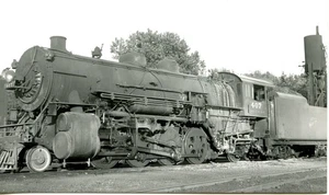25D027 RP 1959/70s CStPM&O OMAHA RAILROAD 2-8-2 LOCO #407 ST PAUL - Picture 1 of 1