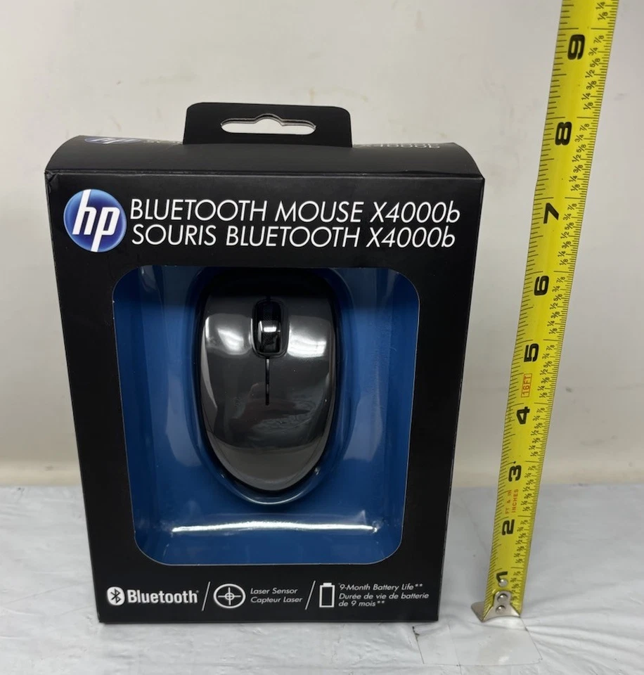 New Factory Sealed HP X4000b Wireless Bluetooth Mouse - Black - Image 1 of 4