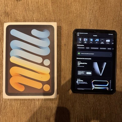 iPad Mini 7 128Go Bleue Wifi IpadOS 8.3' (2024 A17 PRO) Parfait État - Photo 1/4