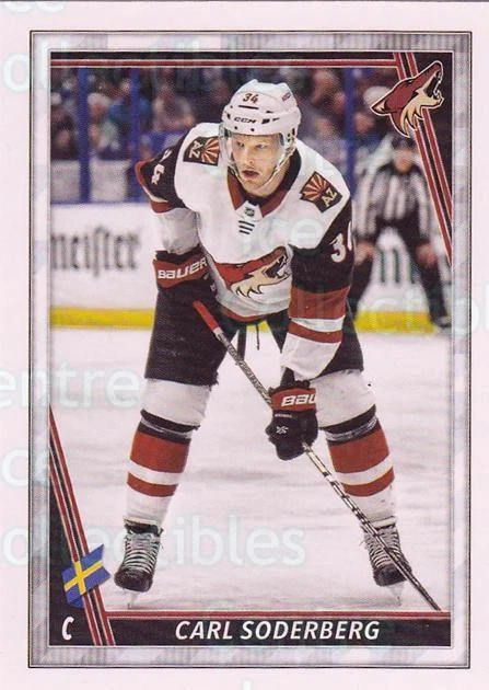 2020-21 Topps Stickers #29 Carl Soderberg - Image 1 of 1