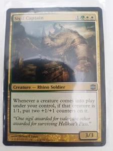 Sigil Captain Magic The Gathering Alara Reborn Rhino MTG 77 Very Rare Soldier - Picture 1 of 1