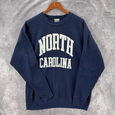 Suéter De Colección Carolina del Norte Para Hombres XL Azul Oneita EE. UU. Cuello Redondo Foto 1 de 3