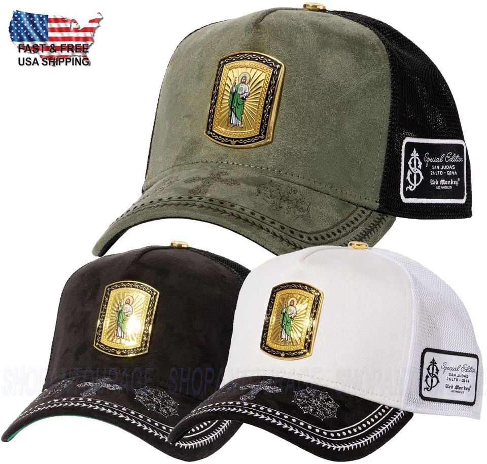 Red Monkey Saint Jude Edición Especial RM1545 Nueva Gorra de Camionero Unisex Limitada Foto 1 de 1