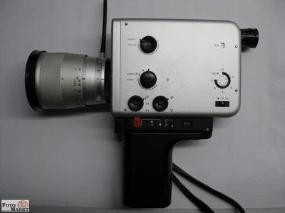 Set: Nizo 801 Macro Film-Kamera Super-8 Zoom-Objektiv Variogon 1,8/7-80 + Tasche - Bild 1 von 4