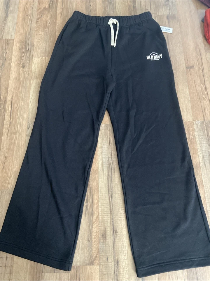 Pantalones deportivos acampanados con logotipo azul marino antiguo talla M nuevos con etiquetas Foto 1 de 1