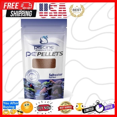 PE PELLETS Comida para peces de agua salada - Alta proteína Mysis Camarones 4 oz Tina Foto 1 de 2