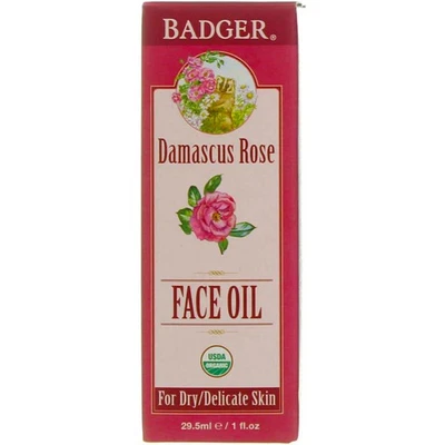 Badger Delicate Skin Face Oil, Damascus Rose, 1 fl oz - Image 1 of 3