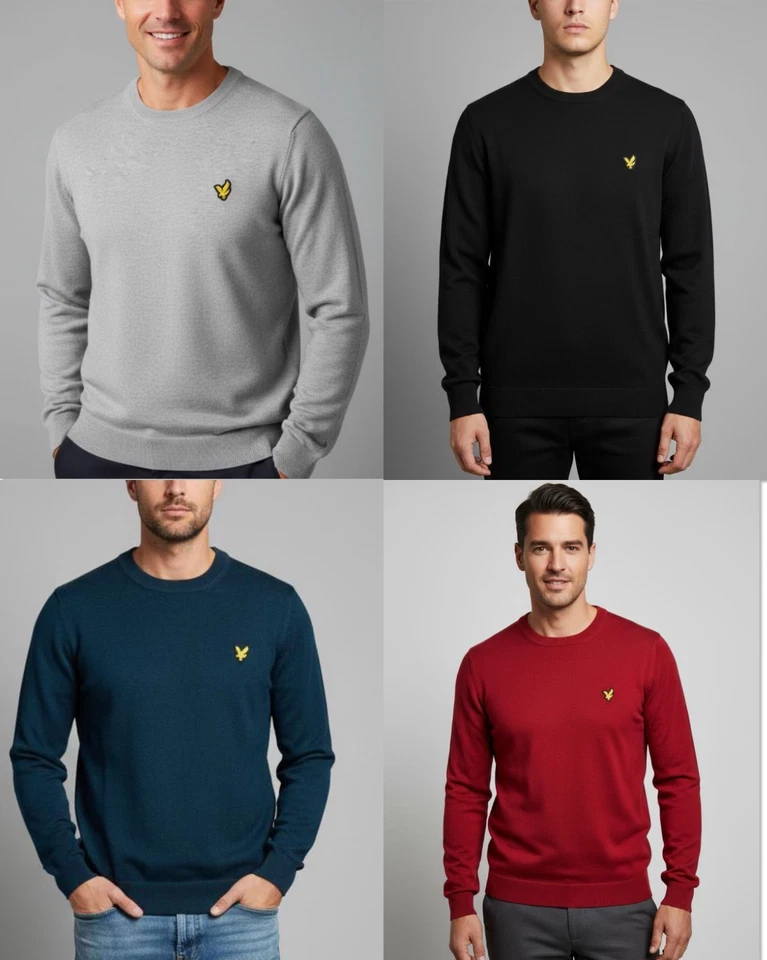 LYLE AND SCOTT ELEGANT LONG SLEEVE CREW NECK JUMPER - Image 1 of 1