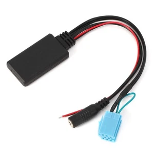 Car 8Pin AUX IN Cable Adapter & Microphone Handsfree Calling Fits For - Afbeelding 1 van 12