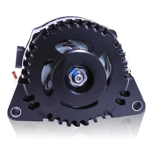 Mechman 170-Amp Black Painted Billet Alternator C5/C6 Corvette (Refurbished) - Picture 1 of 6