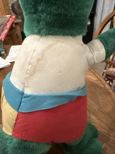 "Felpa de 12"" de dinosaurio Monster Mile International Speedway Dover Downs de colección de los años 80" - Imagen 1 de 7