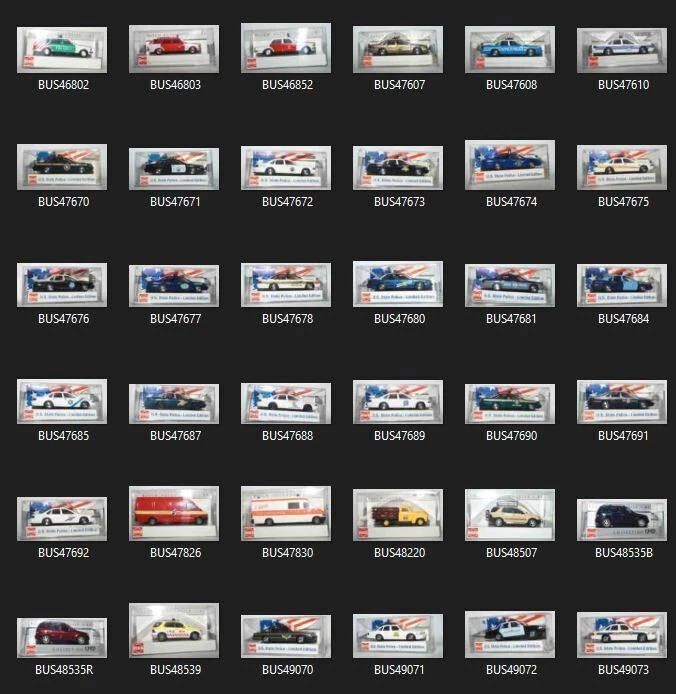 Verschiedene Busch Modellautos (LKW, PKW, Lieferwagen) Art. 48900-x H0 / 1:87 - Bild 1 von 1