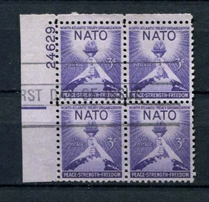 USA : Scott # 1008 - Plate Block # 24629 - used - Picture 1 of 1