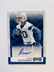 2016 Panini Playoff Rookie Signatures /199 Rico Gathers #12 Rookie Auto RC