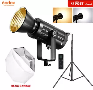 Godox SL150III SL150IIIBi Bi-Color LED Video Light + 95cm Softbox + Light Stand - Picture 1 of 18