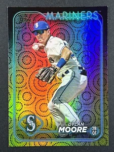 DYLAN MOORE 2024 Topps Series 2 Summer Foil #441 Seattle Mariners - Foto 1 di 2