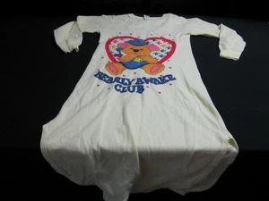 Vintage Bearly Awake Girls Nightgown Size 10 Long Sleeve ~ 8991 - Picture 1 of 8