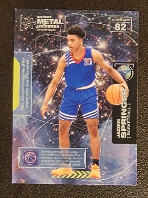 2021 Skybox Metal Universe Jaden Springer RC card #82 - Image 1 of 2