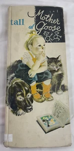 vtg 1942 Tall Book of Mother Goose Hard Cover Book Discarded Great Illustrations - Imagen 1 de 15